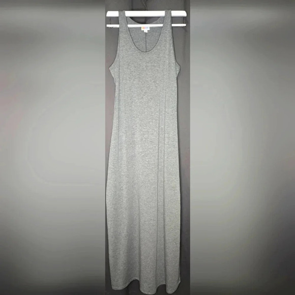 LuLaRoe Dresses & Skirts - Women's lularoe gray tank Maxi dress size Medium